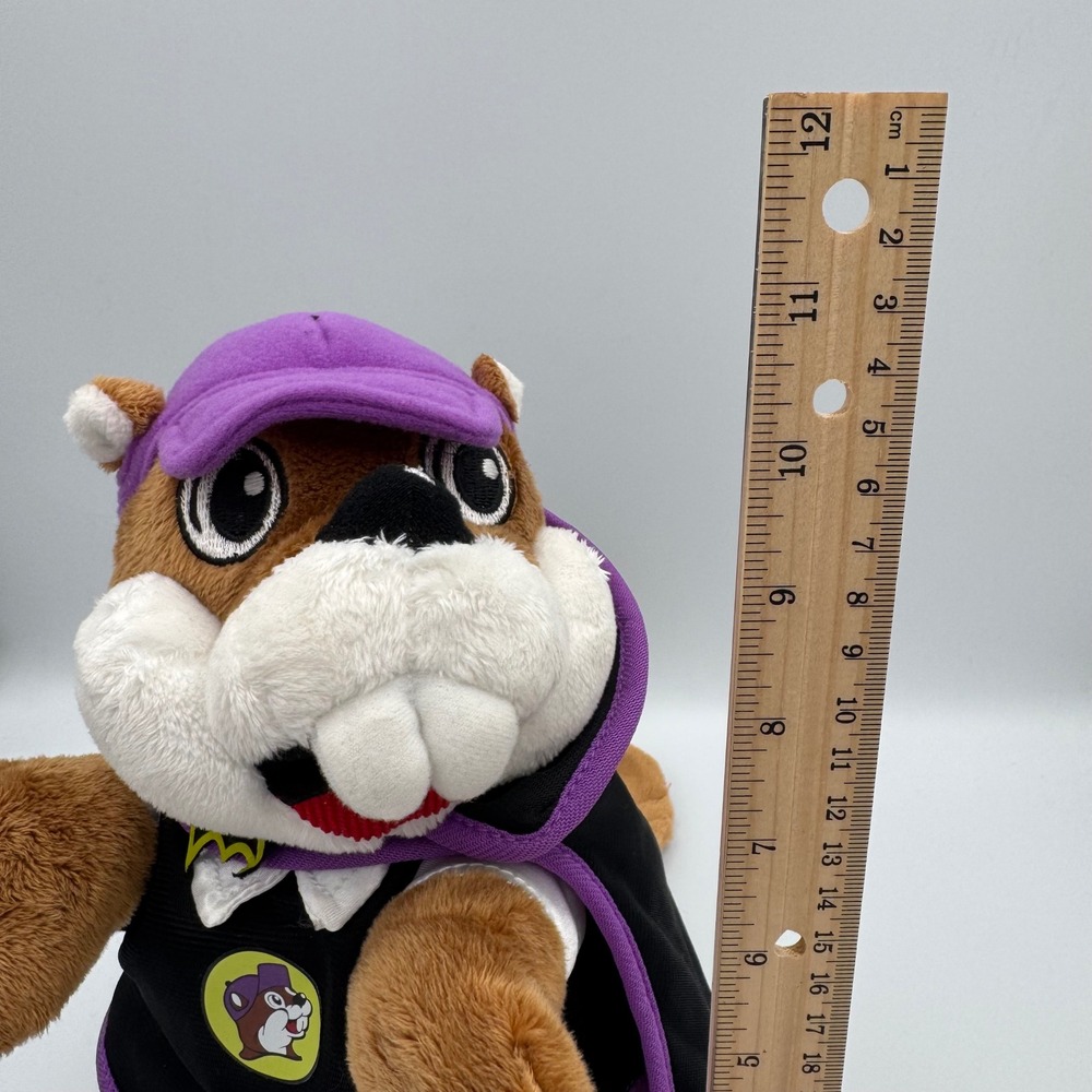 Buc-ee's Plush Toy Kids 12 Inch Brown Vampire Halloween Buc-ee Beaver Mascot - Picture 8 of 8